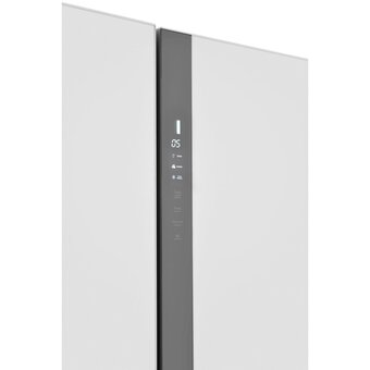  Холодильник ZUGEL ZRSS630W белое стекло 