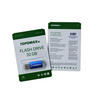  USB-флешка TOPOMAX PK-RocketBL 32G USB 2.0 синий нс 