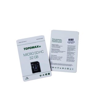  Карта памяти TOPOMAX microSDHC 32GB Class10 UHS-I + adapter нс 