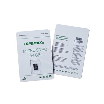  Карта памяти TOPOMAX microSDHC 64GB Class10 UHS-3 нс 4657837590479 