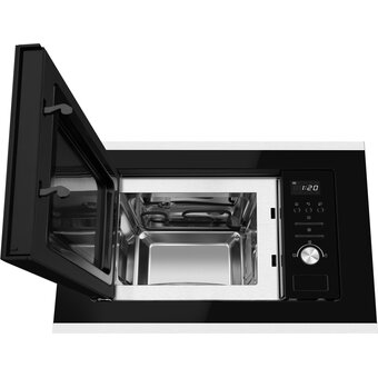  Встраиваемая микроволновая печь Weissgauff BMWO-207 Grill черный/нержавеющая сталь 