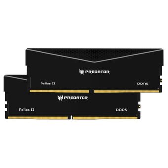  ОЗУ Acer Predator Pallas II (PallasII-32GB-6000-1R8-2XV5) (BL.9BWWR.433) 32Gb (2x16) DDR5 6000Mhz CL30 (30-38-38-76) 1.35V Black 