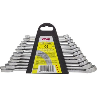  Набор ключей комбинированных WMC TOOLS WMC-5124MP(54291) 12 пр 