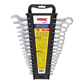  Набор ключей комбинированных WMC TOOLS WMC-5161MP(50005) 16 предметов 