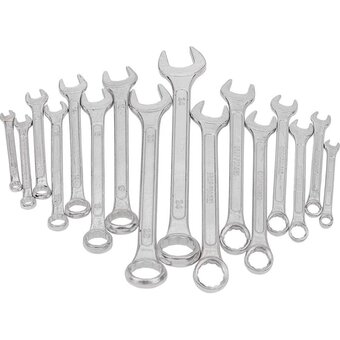  Набор ключей комбинированных WMC TOOLS WMC-5161MP(50005) 16 предметов 