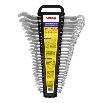  Набор ключей комбинированных WMC TOOLS WMC-5261MP(50007) 25 предметов 