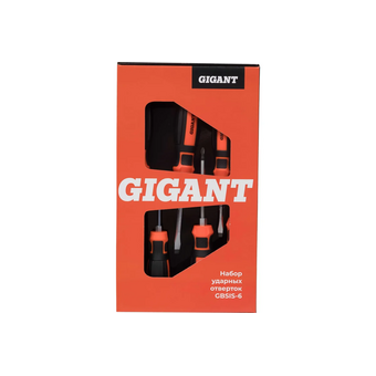  Набор отверток ударных Gigant GBSIS-6 