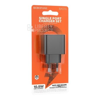  СЗУ BOROFONE BAS11A Erudite single port Micro черный 