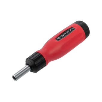  Отвертка реверсионная INTERTOOL VT-1003 с комплектом насадок 12 ед 