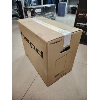  УЦ Корпус HSPD F510 (F510-TGWH-ARGB) без БП, Panoramic Mid Tower, White, TG, 0.5 SPCC, 3x120mm ARGB ATX (плохая упаковка, малое замятие возле ножки) 