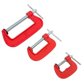  Набор струбцин Top Tools 12A375 тип G, 3 шт. 