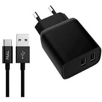  СЗУ TFN TFN-WCRPD12W2U03 Rapid 2.4A+TypeC black 