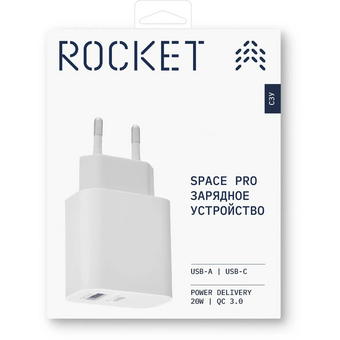  Зарядное устройство ROCKET Space Pro RWC504WH20SPP-AC белый 