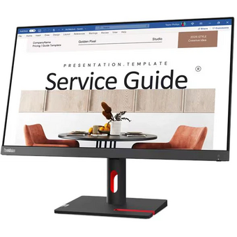  Монитор Lenovo ThinkVision S24i-30 (63DEKAT3UK) черный и черный/красный 