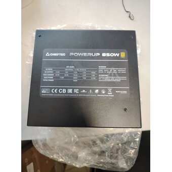  УЦ Блок питания Chieftec Chieftronic PowerUp GPX-850FC ATX 2.3, 850W, 80 Plus Gold, Active PFC, 120mm fan (плохая упаковка, пересборка) 