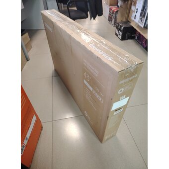  УЦ Телевизор Starwind SW-LED43SG300 чёрный (плохая упаковка, б/у, нет гар.талона, замена мат. платы) 