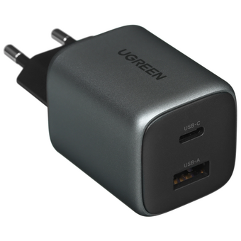  Зарядное устройство UGREEN CD350 (15539) Nexode 35W USB-A USB-C Wall Charger EU Gray 