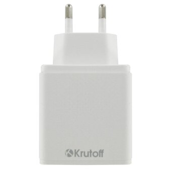  СЗУ Krutoff CH-09 USB Type-C, PD 20W (white) 