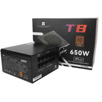  Блок питания Thermalright TR-TB650 650W 80+ Bronze (ATX, 3.0, Full modular, 1x24(20+4)pin, 2xCPU 8(4+4)pin, 4xPCIe*2 8(6+2)pin, 3xSATA3) 
