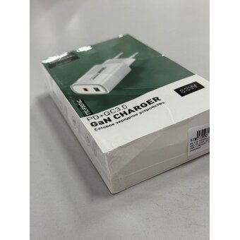  УЦ СЗУ TOPOMAX TTC-207AC GAN PD 35W, QC18W, USB-A, USB-C белый (плохая упаковка) 
