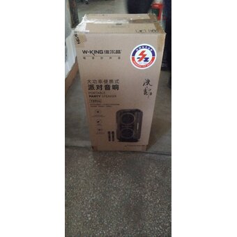  УЦ Портативная колонка W-King T9 Pro Two mic (отсутствует один микрофон, ПУ) 