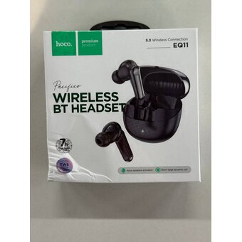  УЦ Наушники bluetooth HOCO EQ11 Pacifico true wireless черный (плохая упаковка) 