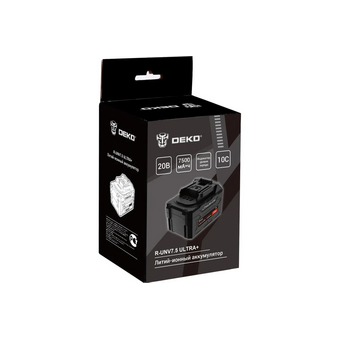  Аккумулятор DEKO R-UNV7.5 Ultra+ 083-1020 Li-ion, 20В, 7.5А*ч, с повышенной токоотдачей 