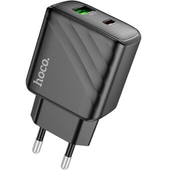  УЦ СЗУ HOCO CS23A Sunlight dual port PD30W+QC3.0 черный (плохая упаковка) 