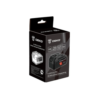  Аккумулятор DEKO R-UNV5.0 Ultra+ 083-1018 Li-ion, 20В, 5.0А*ч, с повышенной токоотдачей 