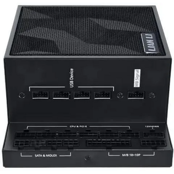 Блок питания Lian-Li Edge1000 + HUB Gen.5 (G9P.EG1000G.BH00.RU) ATX 1000W 80+ gold (20+4pin) APFC 120mm fan 12xSATA Cab Manag RTL 