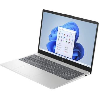  Ноутбук HP 15-fc0164nia (BA5K8EA) Ryzen 5 7520U 16Gb SSD512Gb AMD Radeon Graphics 610M 15.6" IPS FHD (1920x1080) FreeDOS silver WiFi BT Cam 
