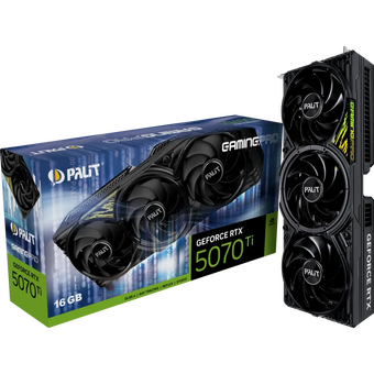  Видеокарта Palit RTX5070Ti GamingPro (NE7507T019T2-GB2031Y) 16Gb 256bit GDDR7 PCI-E 5.0 2295/28000/HDMIx1/DPx3 