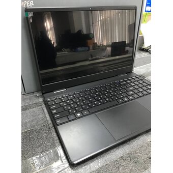  УЦ Ноутбук HIPER Workbook 15.6" IPS FHD black Core i3 1000NG4/16Gb/512Gb SSD (После СЦ, замена мат. платы и петель, царапины, следы эксплуатации, ПУ) 