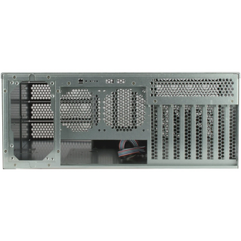  Корпус Procase RE411-D9H3-A-45 4U,9x5.25+3HDD,черный,без БП,глубина 450мм,MB ATX 12"x9,6" 