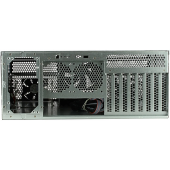  Корпус Procase RE411-D4H11-E-55 4U,4x5.25+11HDD,черный,без БП,глубина 550мм,MB EATX 12"x13" 