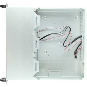  Корпус Procase RE411-D4H11-E-55 4U,4x5.25+11HDD,черный,без БП,глубина 550мм,MB EATX 12"x13" 