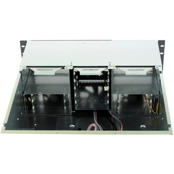  Корпус Procase RE411-D4H11-E-55 4U,4x5.25+11HDD,черный,без БП,глубина 550мм,MB EATX 12"x13" 