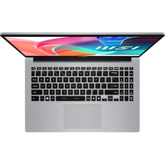  Ноутбук MSI Modern 15 F13MG 9S7-15S122-622 Core i5-1334U 15.6" FHD(1920*1080),IPS DDR4 16GB(8GB*2),1TB SSD, backlight White, Urban Silver 