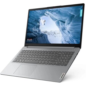  Ноутбук Lenovo IdeaPad 1 15IAU7 (82QD00DHUS) 15.6"/Core i3-1215U/8Gb/SSD256Gb/IntelUHD/FHD/Touch/Win11/grey/не гравирован 