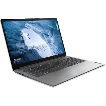  Ноутбук Lenovo IdeaPad 1 15IAU7 (82QD00DHUS) 15.6"/Core i3-1215U/8Gb/SSD256Gb/IntelUHD/FHD/Touch/Win11/grey/не гравирован 