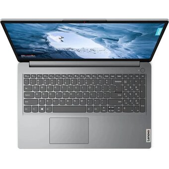 Ноутбук Lenovo IdeaPad 1 15IAU7 (82QD00DHUS) 15.6"/Core i3-1215U/8Gb/SSD256Gb/IntelUHD/FHD/Touch/Win11/grey/не гравирован 