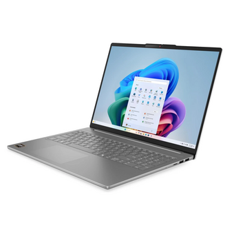  Ноутбук Lenovo IdeaPad Slim 5 16AKP10 (83HY000RRK) 16"(2880x1800 OLED)/AMD Ryzen AI 7 350(2Ghz)/16384Mb/512PCISSDGb/noDVD/Int:AMD Radeon 860M/Cam/BT 