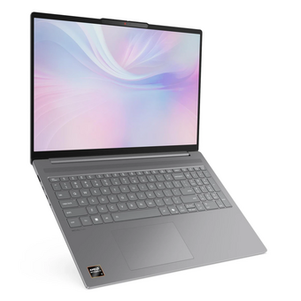  Ноутбук Lenovo IdeaPad Slim 5 16AKP10 (83HY000RRK) 16"(2880x1800 OLED)/AMD Ryzen AI 7 350(2Ghz)/16384Mb/512PCISSDGb/noDVD/Int:AMD Radeon 860M/Cam/BT 