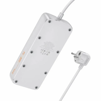  Сетевой фильтр HOCO AC21 Sunlight 4-bit (1C3A) L-3M белый 