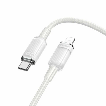  Дата-кабель BOROFONE BU56 Succeed PD iP белый 