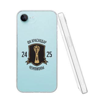  Силиконовый чехол Mcover для iPhone 16E, с принтом ФК Краснодар Чемпионы 