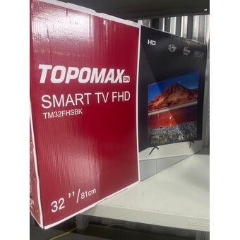  Телевизор TOPOMAX TM32FHSBK черный 1920x1080, Full HD, 60Гц, Wi-Fi, Smart TV, Android TV 14.0 