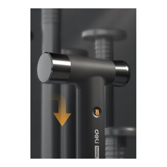  Молоток Deli Home Series Black HT7008 250 гр, рукоятка из пластика 