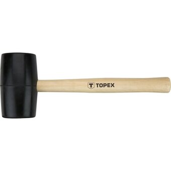  Киянка резиновая TOPEX 02A344 450 г, рукоятка деревянная 