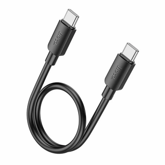  дата-кабель hoco x96 hyper 60w type-c to type-c l-0.25m черный 
